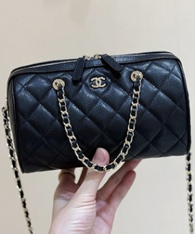 샤넬 25P 볼링백 원통백