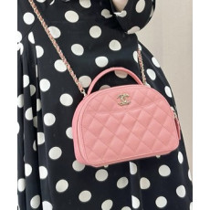 샤넬 25C 볼링백 크루즈 하프문 탑핸들 AP4438