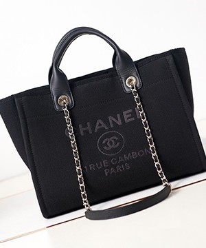 샤넬 31 RUE 믹스드 파이버 도빌백 미디엄