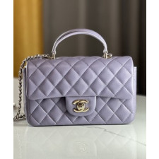 샤넬 핸들 미니 CF 플랩백 램스킨