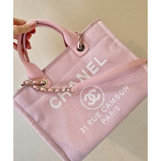 샤넬 깜봉 31 RUE 믹스드 파이버 도빌백