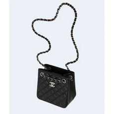 샤넬 턴 락 버킷 미니백