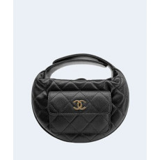 샤넬 23 뉴미니 캐비어 탑 핸들백