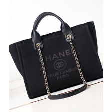 샤넬 31 RUE 믹스드 파이버 도빌백 스몰