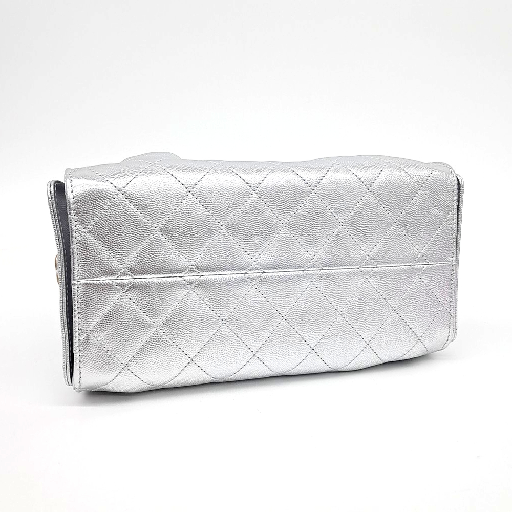 샤넬 25백 스몰 실버 금장