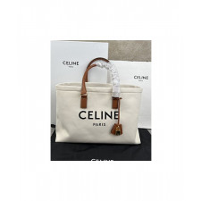 셀린느 로고 호리즌탈 캔버스 토트 190062