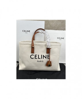 셀린느 로고 호리즌탈 캔버스 토트 190062