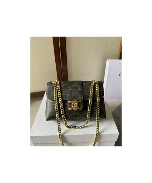 셀린느 틴 빅투아르 소프트 레더 숄더