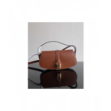 셀린느 타부 스트랩 클러치 백 브라운