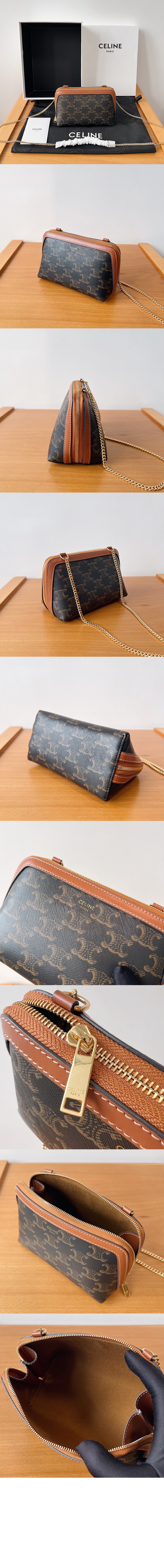 셀린느 체인 클러치 10E382