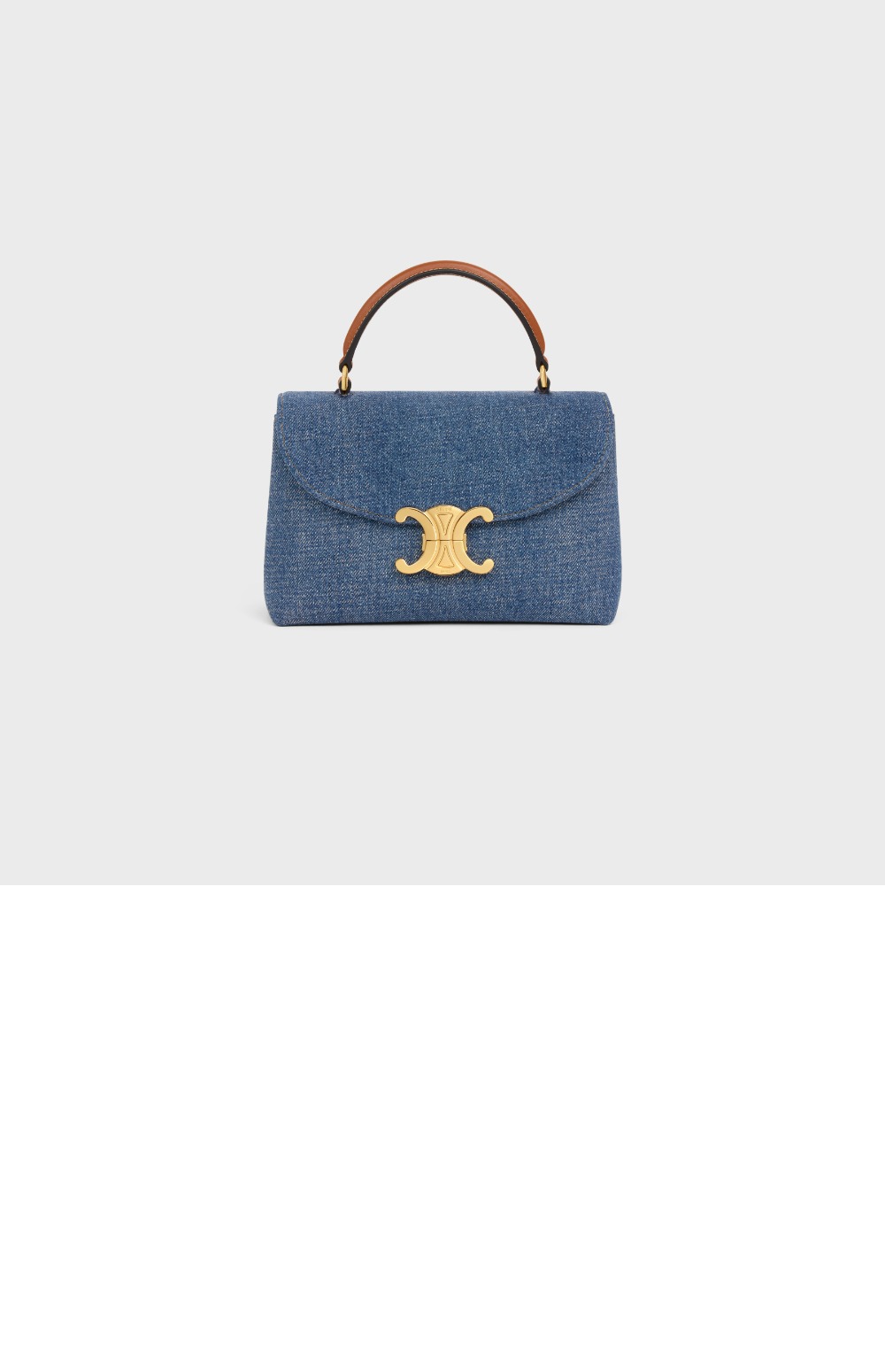 셀린느 티니노 로고 프린트 클러치 118112