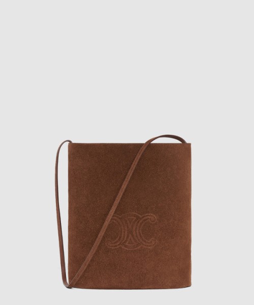 셀린느 버킷 트리옹프 엠보싱 스웨이드 카프스킨 194953