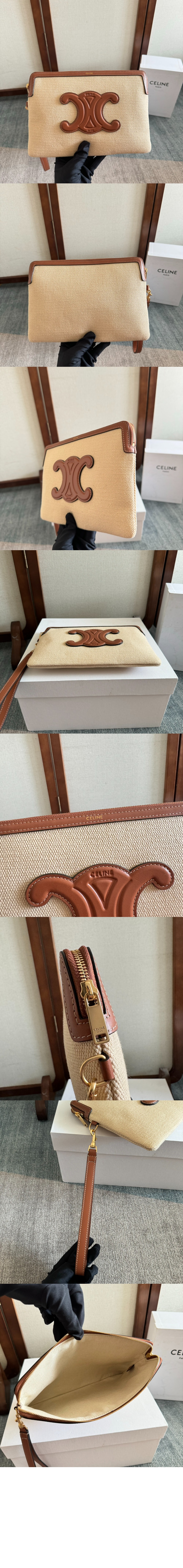 셀린느 트리오페 클러치 10J502