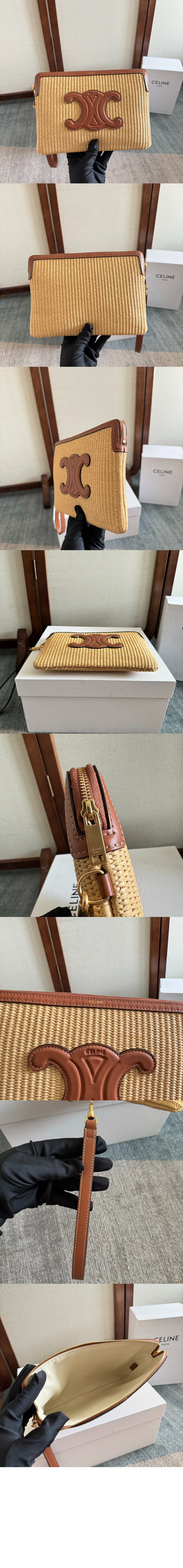 셀린느 트리오페 클러치 10J502