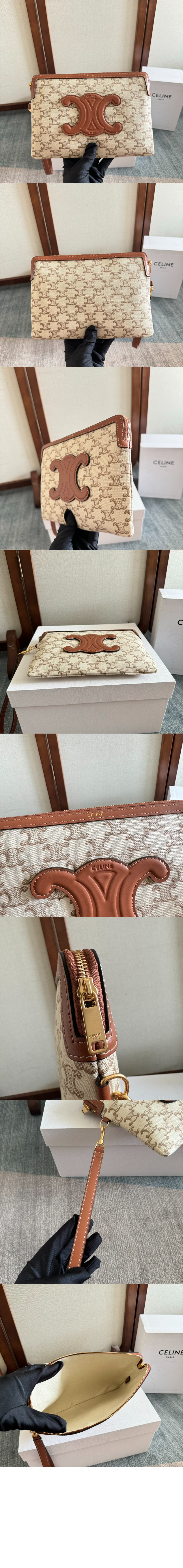 셀린느 스몰 스트랩 파우치 10J502