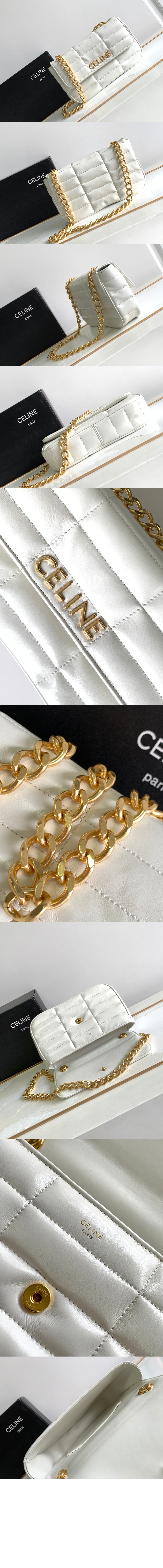 셀린느 모노크롬 마틀라세 체인 숄더백 111273