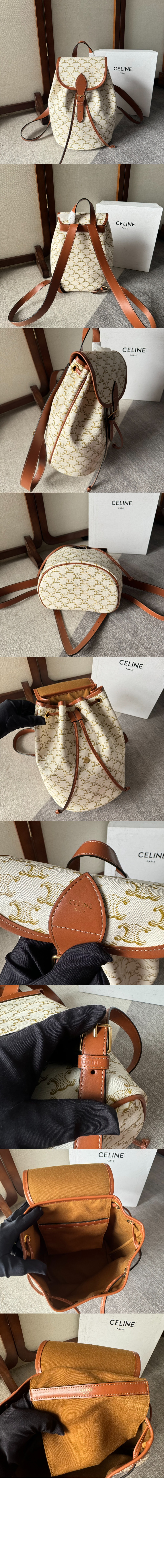 셀린느 미디엄 폴코 백팩 117902