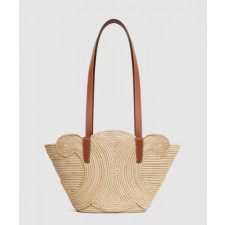 셀린느 트리오페 스몰 라피아 버킷백 117022