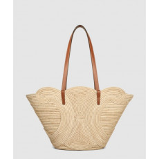 셀린느 트리오페 미듐 라피아 버킷백 116982