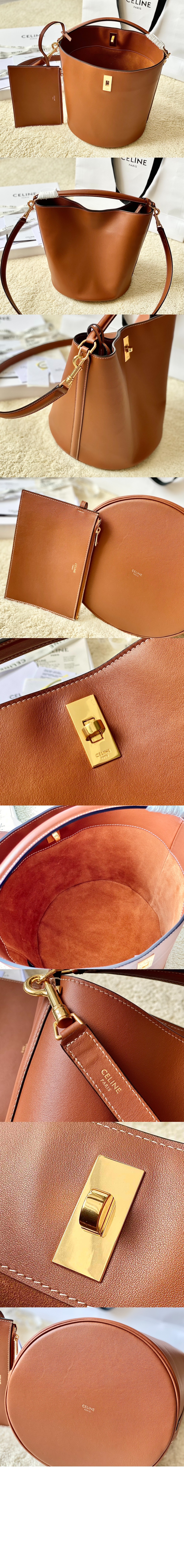 셀린느 16 버킷백 그레인드 195573