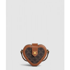 셀린느 트리오페 하트 크로스백 198212