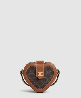 셀린느 트리오페 하트 크로스백 198212