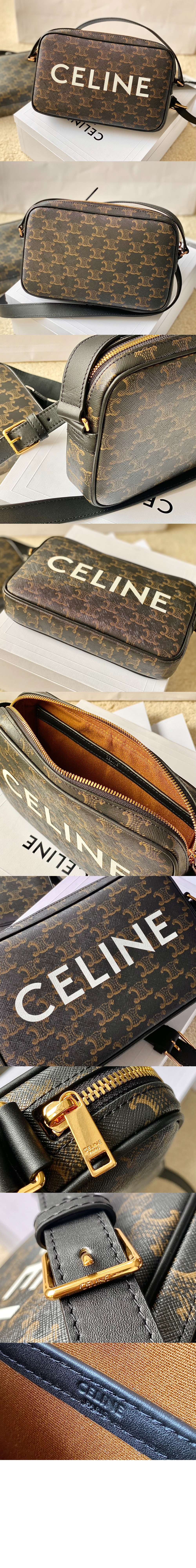 셀린느 트리오페 메신저백 194502