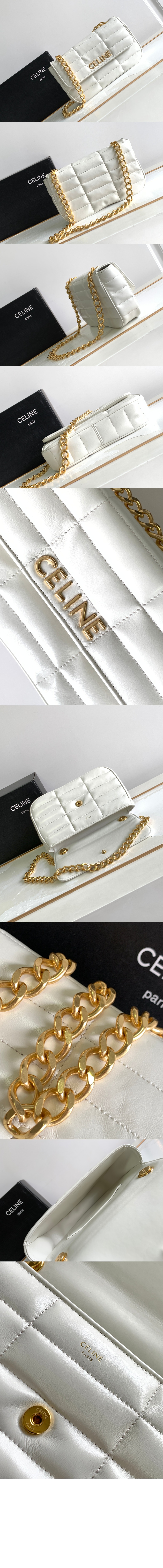 셀린느 모노크롬 마틀라세 체인 숄더백 111273