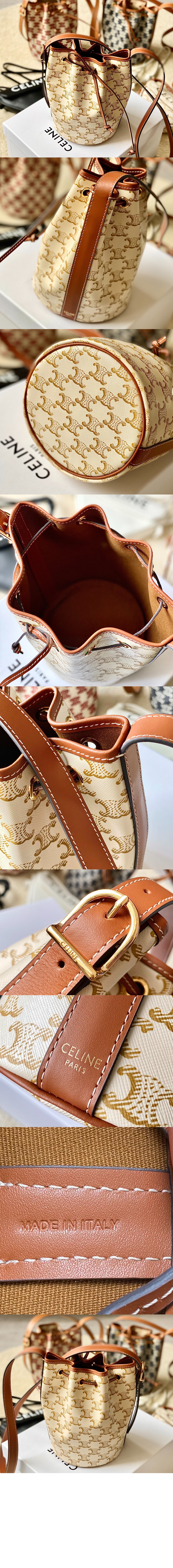 셀린느 트리오페 버킷백 191142