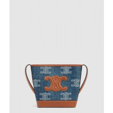 셀린느 트리오페 퀴르 버킷백 미니 10L432