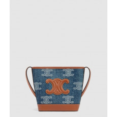 셀린느 트리오페 퀴르 버킷백 미니 10L432