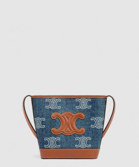 셀린느 트리오페 퀴르 버킷백 미니 10L432