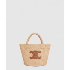 셀린느 트리오페 라피아 스몰 바스켓백 114352