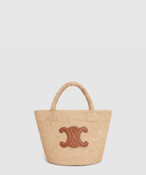 셀린느 트리오페 라피아 스몰 바스켓백 114352