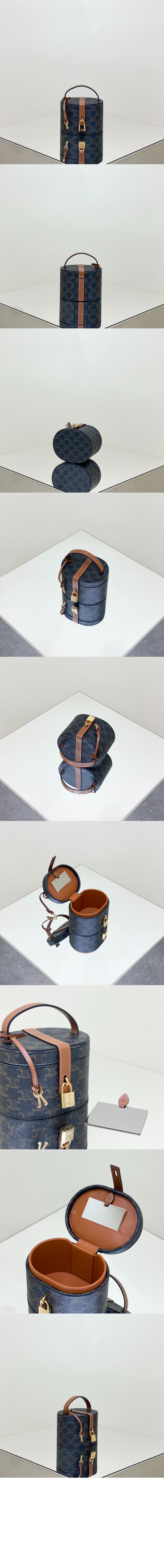 셀린느 트리오페 달빛 사각 케이스 199362