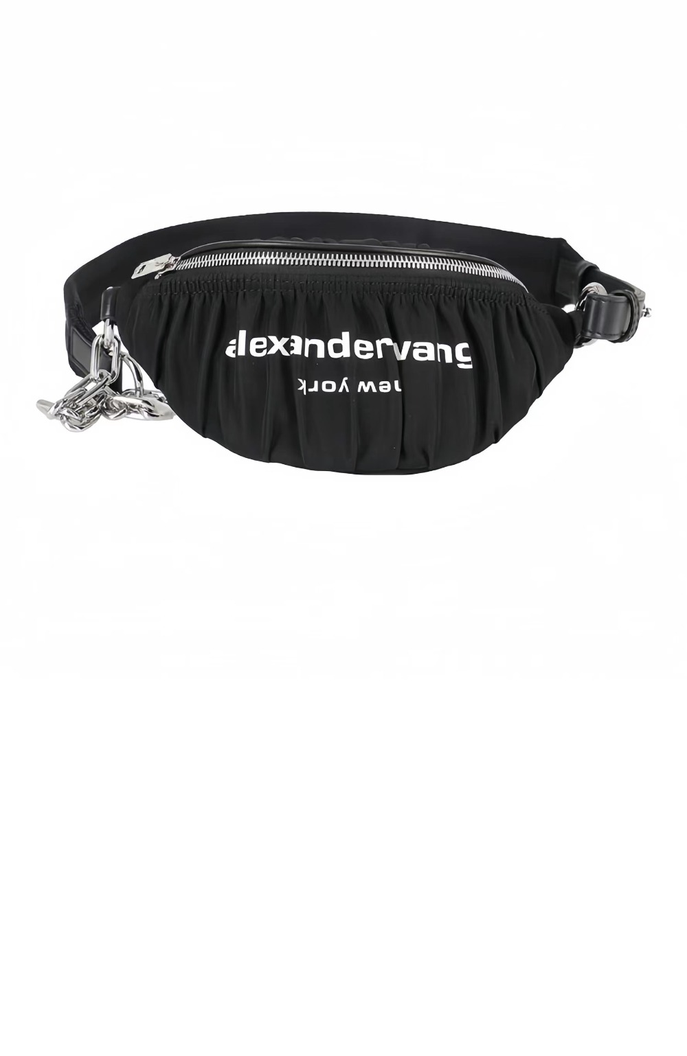 알렉산더왕 주름 체인 힙색 20121F