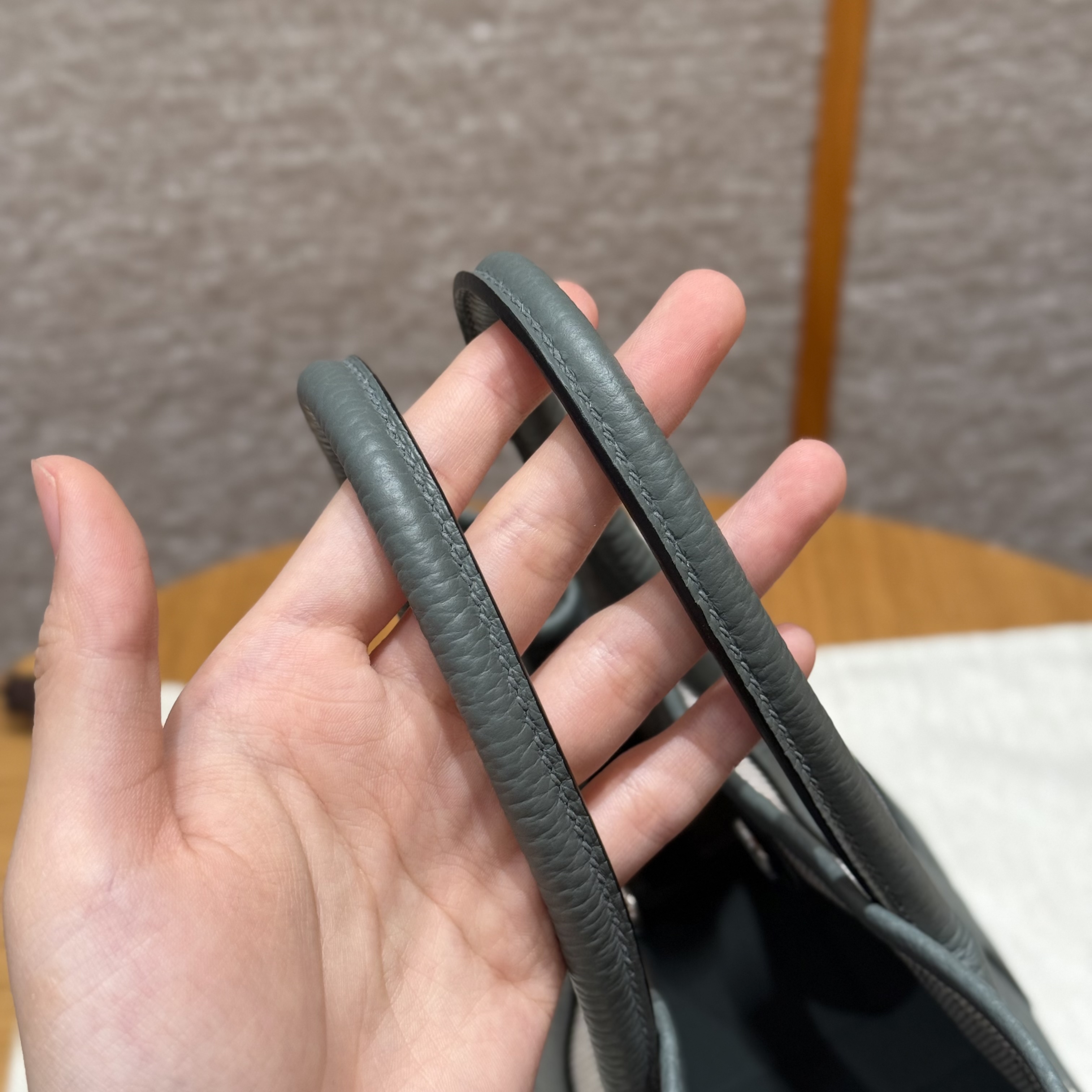 에르메스 가든파티 미니 23 Ecru/Noir/Mangrove