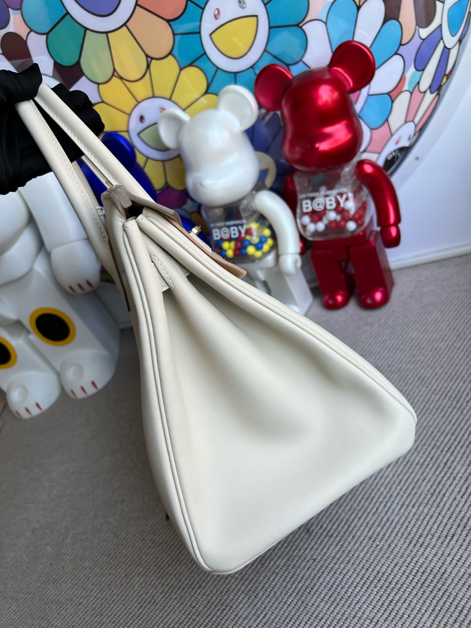 에르메스 버킨백 화이트 30 금장