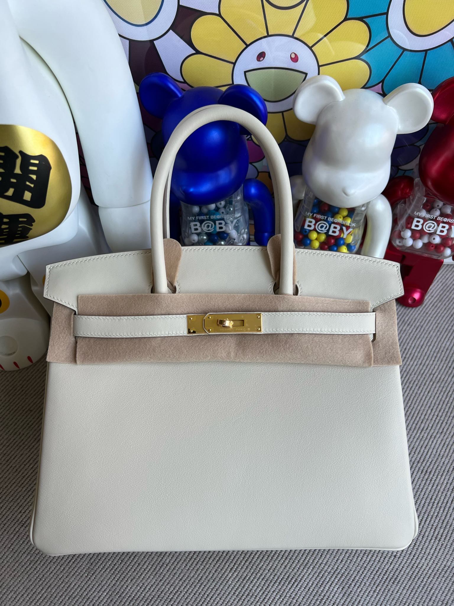 에르메스 버킨백 화이트 30 금장