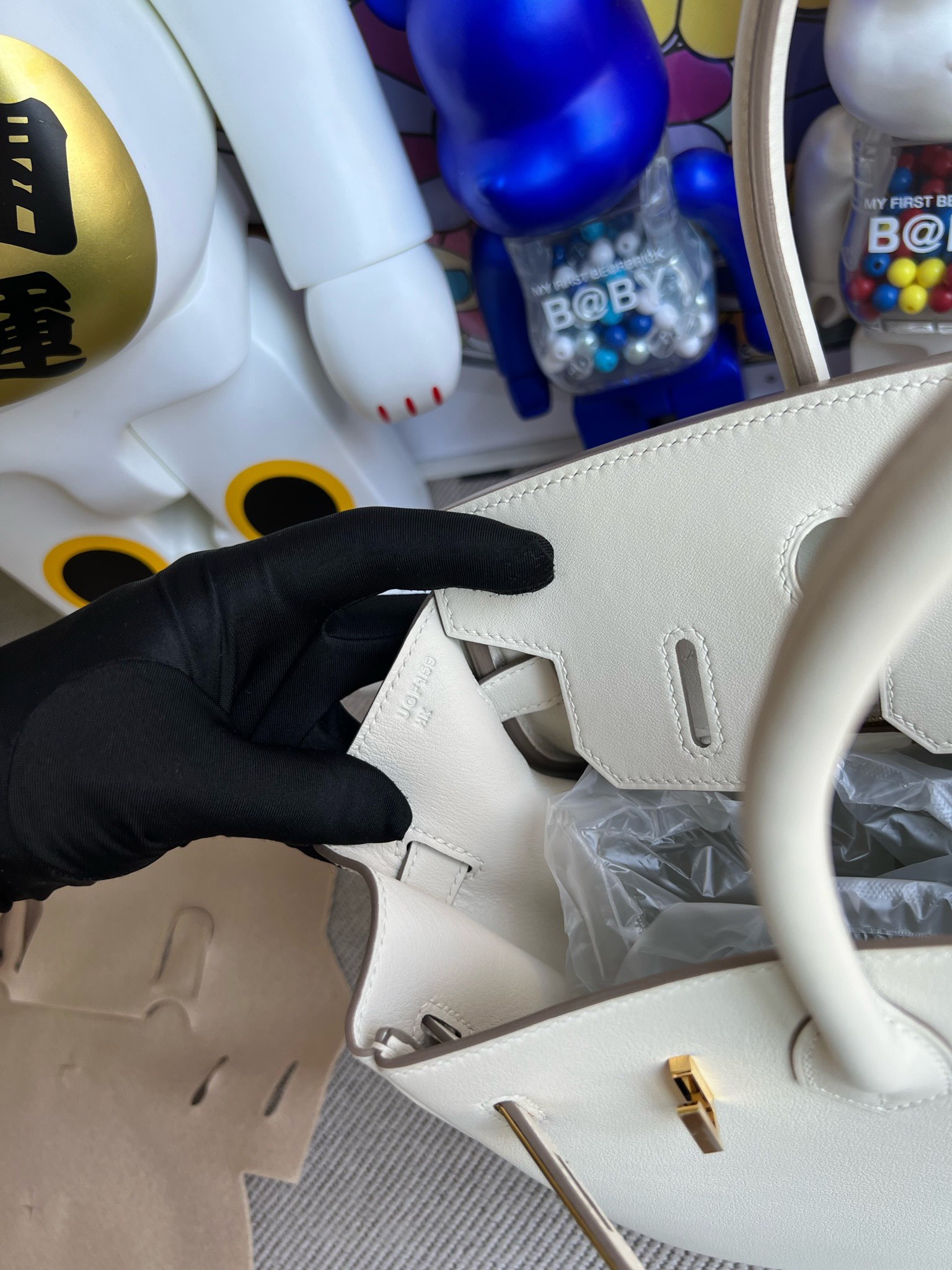 에르메스 버킨백 화이트 30 금장