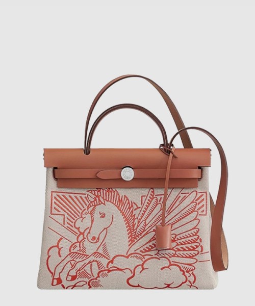 에르메스 캔버스 토트 크로스백