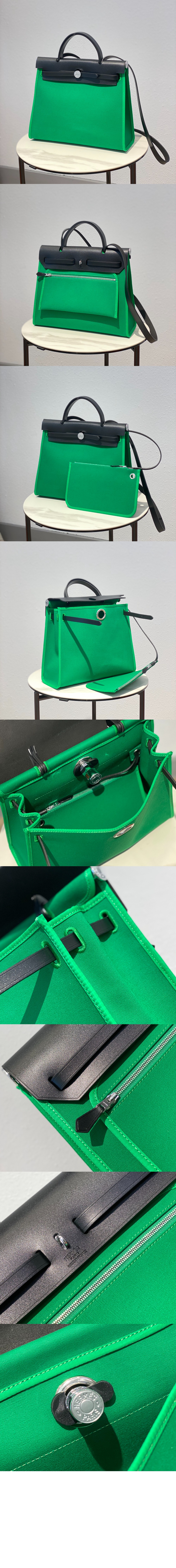 에르메스 캔버스 토트 크로스백