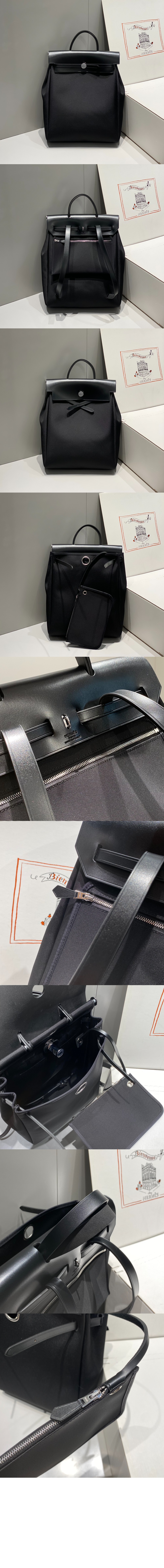 에르메스 캔버스 백팩