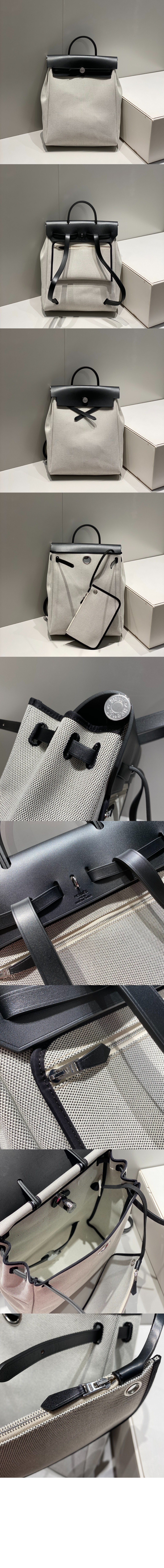 에르메스 캔버스 백팩