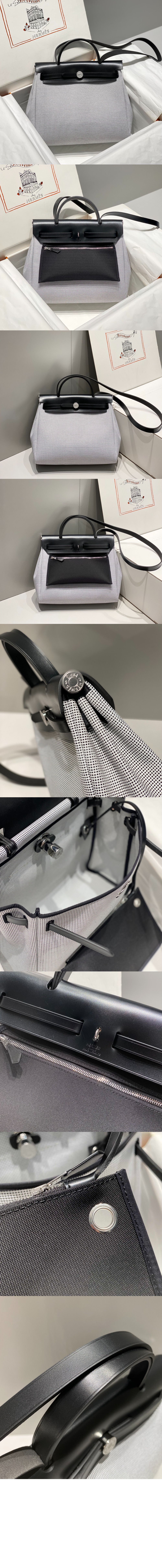 에르메스 캔버스 토트 크로스백