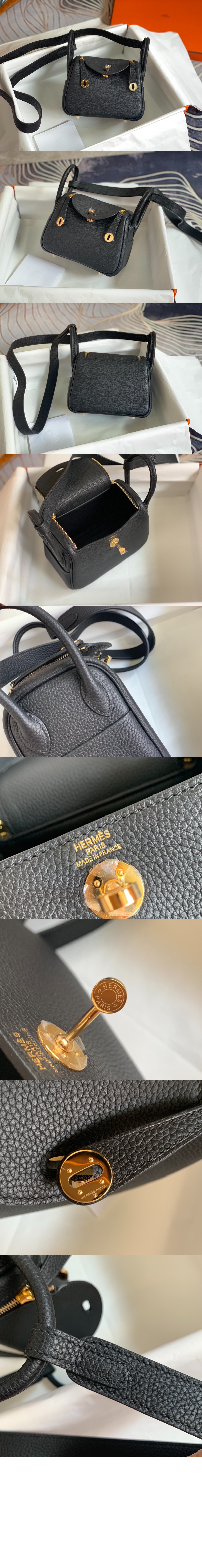 에르메스 스몰 린디 19 토트 숄더백