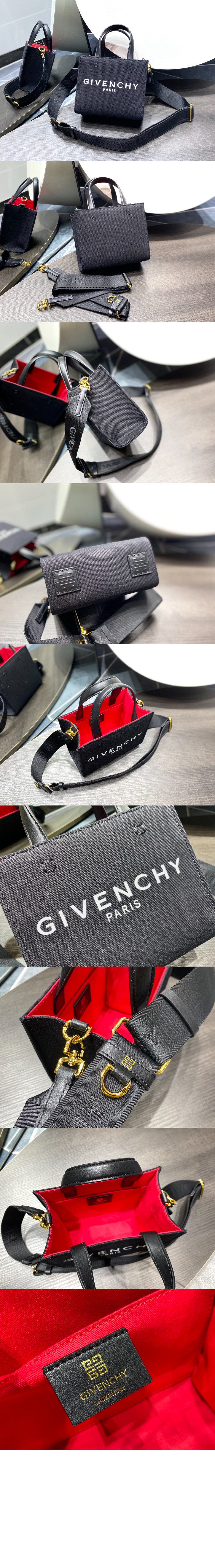 지방시 캔버스 미니 G 토트백