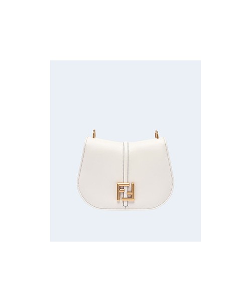 펜디 커몬 미디움 FF 레더백 화이트