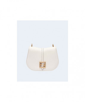 펜디 커몬 미디움 FF 레더백 화이트