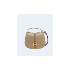 펜디 커몬 미디움 FF 레더백 그레이